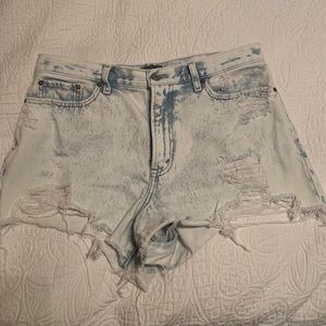 Abercrombie Annie high waisted denim shorts